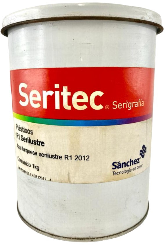 Tinta SerigrafíSeriLustre 1kg Turquesa R1 2012 Sanchez® PSR12012 1 Kilo 01
