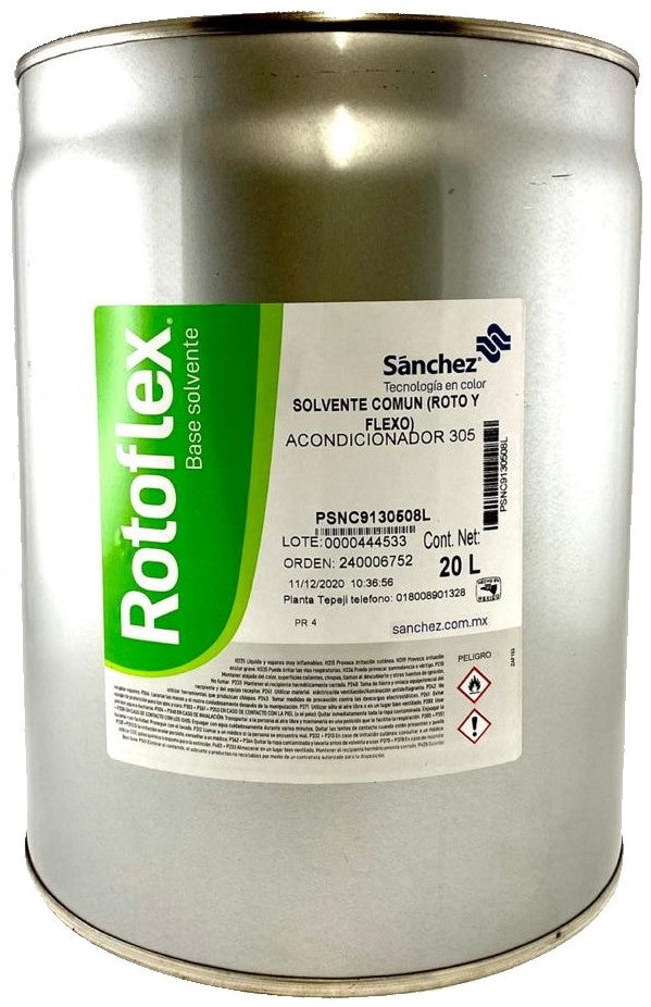 Acondicionador Solvente 305 20 litros Sanchez® PSNC9130508L Contenedor plástico