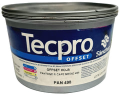 Tinta tono Pantone® 1kg Café Medio PAN 498-1 Sanchez® Kilo 01