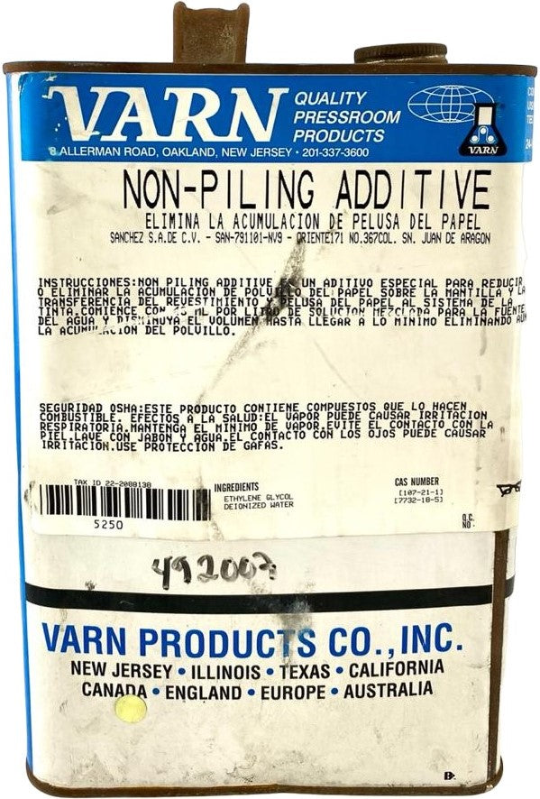 Aditivo Non-Piling 3.8Lt BV20072-D Varn® PVB33018 D Galón 2