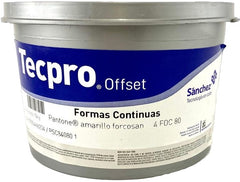Tinta tono Pantone®formas Forcosan 1kg Amarillo 4 FOC 80-1 Sanchez® PSC84080 1 Kilo 01
