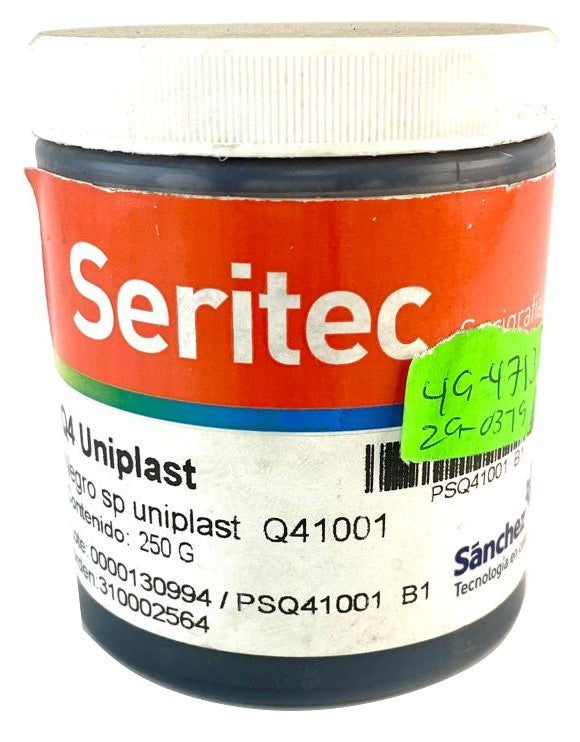 Tinta Serigrafía Uniplast SP 250g Negro Q4 1001 Sanchez® PSQ41001 B1 Contenedor plástico 01