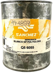Tinta SerigrafíaPolyGloss 1kg Blanco Q5 6055 Sanchez® PSQ56055 1 Kilo 01