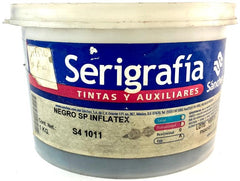 Tinta Serigrafía Inflatex 1kg Negro S4 1011 Sanchez® PSS41011 1 Kilo 01