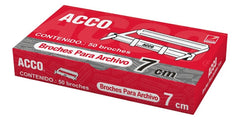 Broches p/Archivo c/50 7cm ACCO® P1570 Caja 7501357015707 02