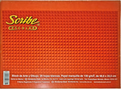 Block p/Dibujo Marquilla Pegado 20 hojas 48×33.5cm Scribe® 4650 Pieza 7501017395163 01