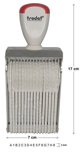 Sello Abecedario A-Z,0-9,/,',-,×,+ 16 Bandas 3mm Trodat® 55851 Pieza 92399558514 01