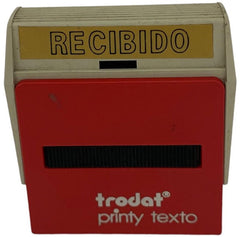 Sello c/leyenda Printy Automático "RECIBIDO" 38×14mm Trodat® 4911/L6 Pieza 7501037023596 01