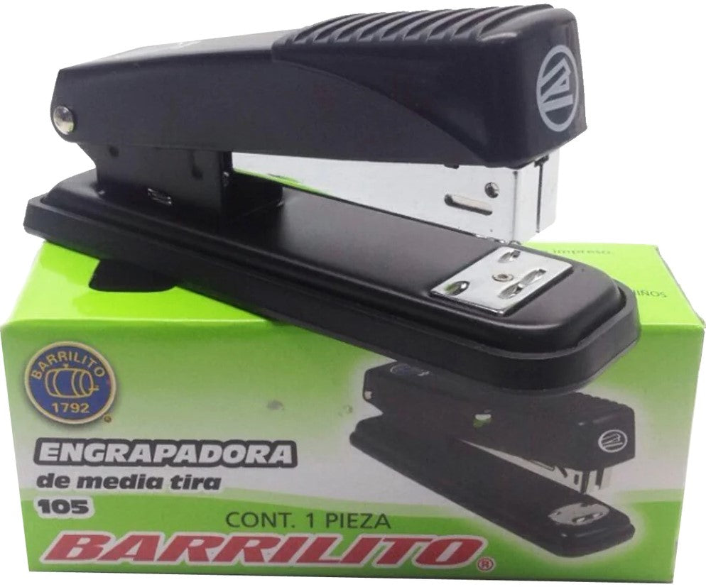 Engrapadora ½ Tira Metálica Barrilito® 105 Pieza 7501214901419