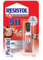 Adhesivo Instantáneo 911 Súper Gel 3g Resistol® Pieza 7501199407104