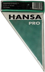 Escuadras Profesional M-2145/60 sin Graduación 21cm con Bisel Acrílico Hansa® HN027 Estuche 75011749