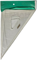 Escuadras Profesional M-2145/60 sin Graduación 21cm con Bisel Acrílico Hansa® HN027 Estuche 75011749