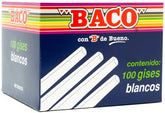 Gis Moldeado G-100 Blanco c/100 Baco® GS003 Caja 7501174972146 01