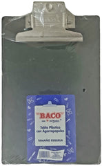 TablaAgarraPapel Plástico Broche Placa Metal Colores Esquela Baco® TB004 Pieza 7501174914061 01