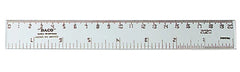 Regla Acrílico sin Bisel 20cm Transparente 2020 Baco® Pieza 01