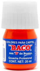 Pintura Cartel Baco Rojo Bermellón 20ml #54 20ml Baco® PN006 Pieza 7501174997064 01