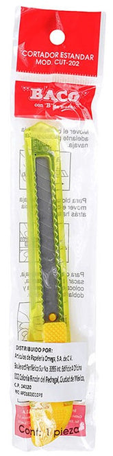 Cuchilla Retráctil Chico 9mm Baco® CT001 Pieza 7501174900880 01