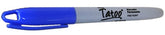 Marcador Permanente Tatoo Azul Fino Baco® MR098 Pieza 7501174961133 01