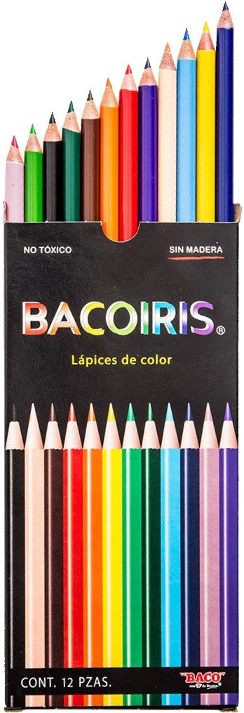 Color sin Madera Bacoiris Largos Colores Est.c/12 Baco® LP001 Estuche 7501174952537 01