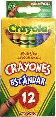 Crayón Estándar Colores Est.c/12 Crayola® 523012 Estuche 7501058201034 01