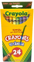 Crayón Estándar Colores Est.c/24 Crayola® 523024 Estuche 7501058201058 01