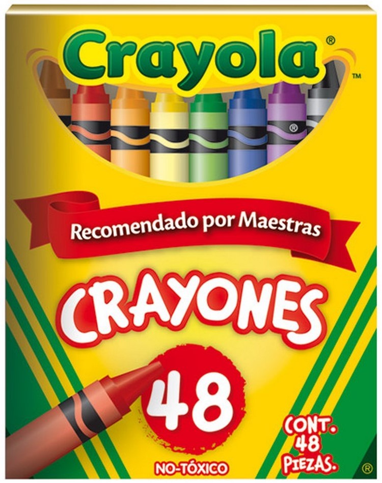 Crayón Estándar Colores Est.c/48 Crayola® 520048 Estuche 7501058201065 01