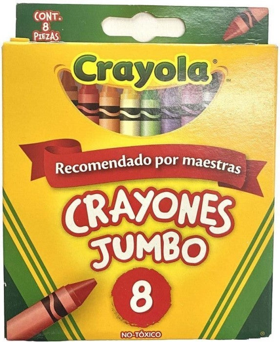 Crayón Jumbo Colores Est.c/8 Crayola® 520038 Estuche 7501058201416