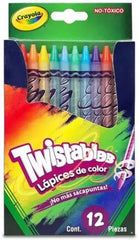 Color SinMadera Twistable Redondo Colores Est.c/12 Crayola® 687408 Estuche 7501058274083 04