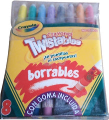 Crayón Girable Twistables® Borrable Colores Est.c/8 Crayola® 528508 Estuche 71662185084 01