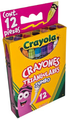 Crayón Triangular Jumbo Colores Est.c/12 Crayola® 524312 Caja 7501058243126 01