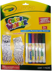 Cuaderno y Plumones (6) Color Wonder 24 paginas Crayola® 75-0823 Pieza 7501058208231