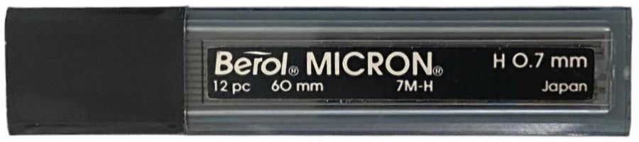 Minas Micron® Japan 0.7mm H Tubo c/12 Berol® Tubo