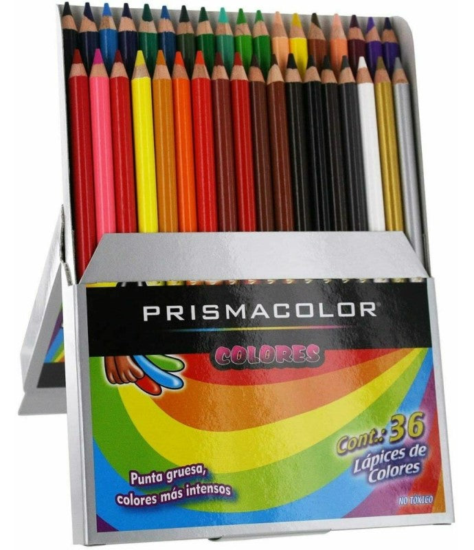 Color de Madera Largos PRISMACOLOR® Junior Colores Est.c/36 PRISMACOLOR® 2033145 Estuche 75010306114