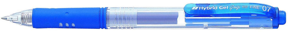 Bolígrafo Retráctil Gel Hybrid Grip Azul 0.7mm Pentel® K157-C Pieza 72512128312 01