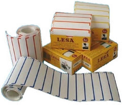 Etiqueta p/Fólder c/100 Rollo Amarillo 85×17mm Lesa® Pieza 7501036700894 03