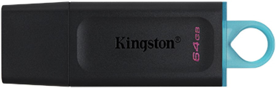 Memoria USB 3.2 Gen1 DataTraveler® 64gb Black + Teal Exodia™ Kingston® DTX/64GB Pieza 740617309829 2