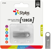 Memoria USB Tipo A 2.0 128gb Metálica ST100 Stylos® Tech STMUSB5B Pieza 7503027017776 01