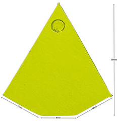 Etiqueta p/Precios c/Hilo Forma Diamante c/100 Nº104 Amarillo Neón 30×25mm Proesa® Bolsa 02