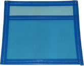 Mica Protectora Cosida porta Credencial 8½×5½ cm Mica Azul 10×9cm Aguila® Pieza 01