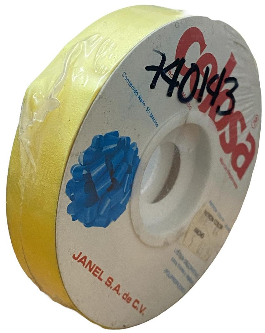 Listón Celosa 019 Liso A-5 Amarillo 04 20mm × 50m Janel® 0190005104 Rollo 01