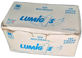 Gis Moldeado Lumigis Blanco c/150 Kindez® Caja 01