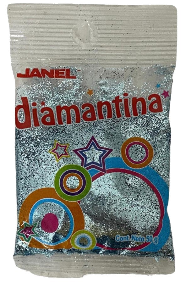 Diamantina Fina C-15 50g Azul Cielo 19 Janel® D50C150119 Bolsa 607361572667 01
