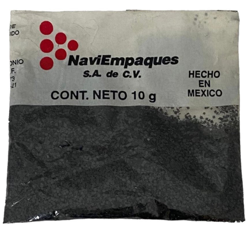 Diamantina 10g Negro NaviEmpaques® Bolsa 01