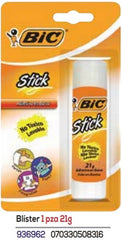 Adhesivo tipo Lápiz Bic Stick Blíster Blanco 21g Bic® 936962 Pieza 70330508316 01