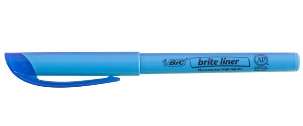 Marcador Textos Marking/Brite Liner Azul Neón Bic® Pieza 70330655522 01