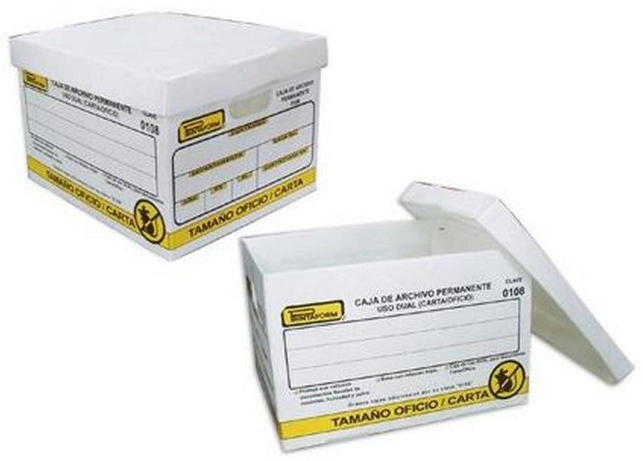 Caja Archivo de Plástico Polietilino Carta Printaform® 0108 Pieza