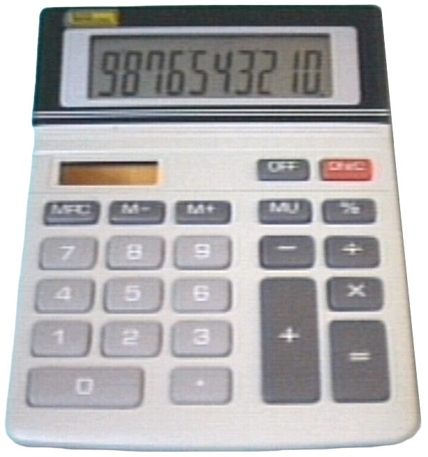 Calculadora Semi-Escritor DC/Solar Portatil 10 Dígitos Printaform® 1310 Pieza 7501742150082