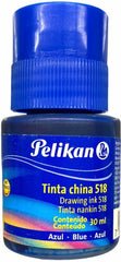 Tinta China 518 30ml Azul Ultra Frasco Pelikan® Pieza 7501015200865 01