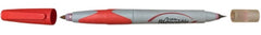 Marcador Permanente Doble Punta Signal® Dúo Rojo AZOR® 3300RO Pieza 7501428720134 01