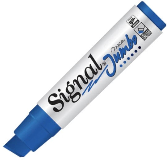 Marcador Permanente Jumbo Signal® Azul AZOR® 43000AZ Pieza 7501428710852 01